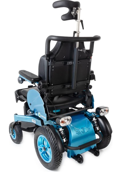 Ayağa Kaldıran Akülü Tekerlekli Sandalye | 2X450W Motor, Havalı Tekerlekli, Emniyet Kemerli, Joystick Kontrollü LY-ESB240 Angel