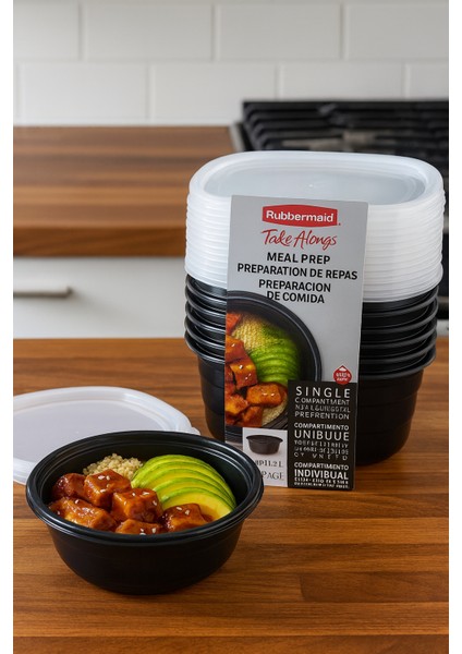 Takealongs Yemek Hazırlık Kabı 1.2 L – Set (Tek Bölmeli, Kapaklı, Mikrodalga ve Bulaşık Makinesi Uyumlu) fiyatları