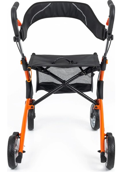 Rolatör Yürüteç Turuncu | Alüminyum Gövde, 7'' Pvc Tekerlekli, Katlanabilir ve Frenli DY049147L indirimleri