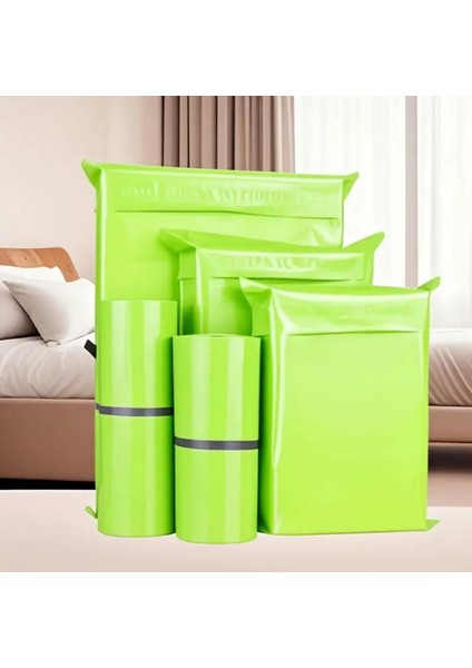 Kargo Poşeti, E Ticaret Poşeti, Paketleme Poşeti, Cepsiz Kargo Poşeti, Yeşil 17X30 (100 Adet)