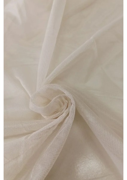 Krem Düz Tül Perde, Sık Pile, Düz, Sade, Tül Perde, Kornişli, Kırışmaz, Ütü Istemez fırsatları