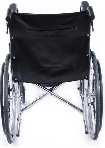 Tuvaletli Tekerlekli Sandalye | Nikelaj Kaplama Çelik Gövde, Refakatçi Frenli, Çıkabilir Tuvalet Aparatı DM-680 fiyatları