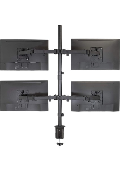 M054 Dört Kollu 13"-27" 8 kg Masaüstü Monitör Askı Aparatı – Vesa 75X75 / 100X100, 360° Döner, Ergonomik fiyatları