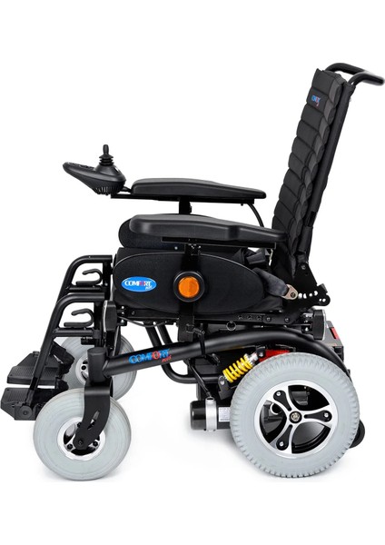 Akülü Tekerlekli Sandalye | Amortisörlü Lüks Sürüş, 2X320W Motor, Işıklı Joystick, Far ve Sinyal Sistemli DM-450 Luxury fiyatları