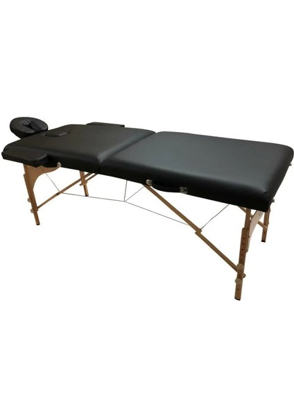 Masaj Masası Siyah | Ahşap Ayaklı, Ayarlanabilir Yükseklik, Taşıma Çantalı GM-201 fiyatları