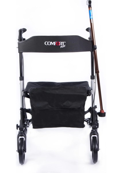 Rolatör Yürüteç Gümüş | Alüminyum Gövde, Oturmalı, Katlanabilir ve Frenli DM-9102 fiyatları