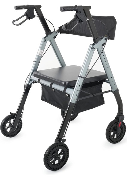 Obez Alüminyum Rolatör | Geniş Gövdeli Tasarım, Yüksek Taşıma Kapasiteli Yürüteç DM-9200 Xxl modelleri