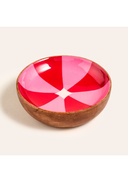 Lakrı Mango Ağacı Kase 13X13X4 cm Fuşya - Pembe fiyatları