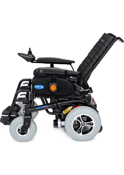 Akülü Tekerlekli Sandalye | Amortisörlü Lüks Sürüş, 2X320W Motor, Işıklı Joystick, Far ve Sinyal Sistemli DM-450 Luxury fırsatları