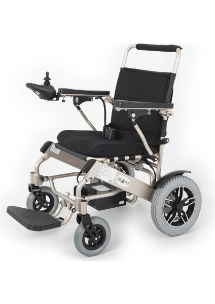 Akülü Tekerlekli Sandalye | Katlanabilir Alüminyum Gövde, Lityum Bataryalı CR-6012 Large modelleri