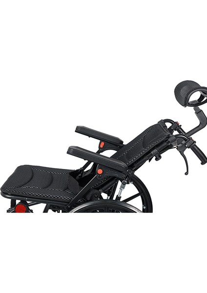 Tekerlekli Sandalye | Yatarlı Sırtlık, Amortisörlü 20" Teker, 46 cm Oturma Genişliği KY9006LG-20 fiyatları