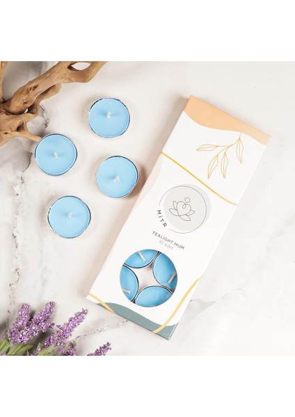Mavi Tealight Mum fiyatları