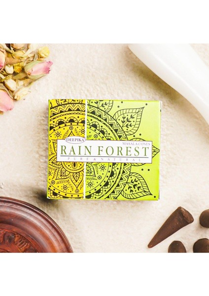 Rain Forest Organik Konik Tütsü - Doğal Ferahlatıcı Koku