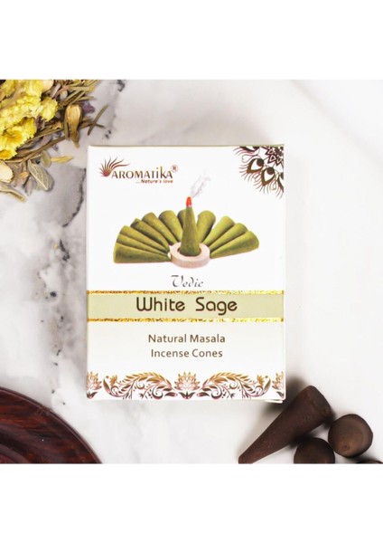 Beyaz Ada Çayı Kokulu Organik Kömürsüz Konik Tütsü fiyatları