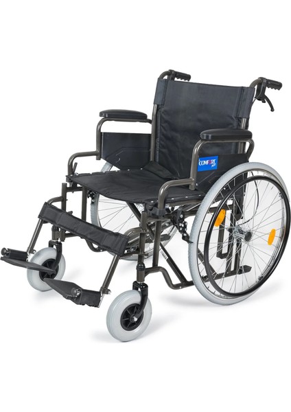 Tekerlekli Sandalye Titanyum | 55 cm Geniş Oturum, Çift Makaslı Çelik Gövde, DM-312 fiyatları