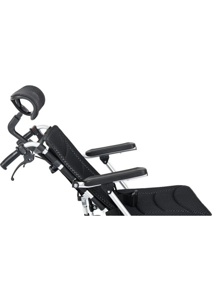 Tekerlekli Sandalye | Yatarlı Sırtlık, 46 cm Oturma Genişliği, Amortisörlü Alüminyum Gövde KY9006LG-12