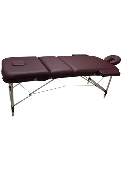 Masaj Masası Bordo | Alüminyum Ayaklı, Ayarlanabilir Yükseklik, Taşıma Çantalı GA-305 modelleri