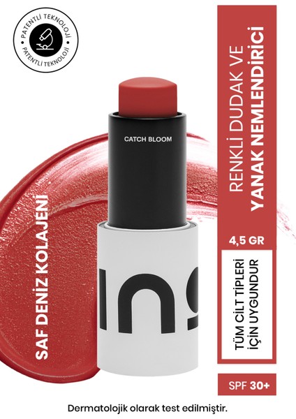 Ino Beauty Catch Bloom Pocket Lip & Cheek Stick Scarlet SPF30+ 4,5g