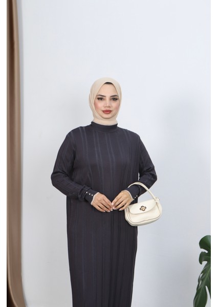 Saç Örgülü Merserize Elbise modelleri