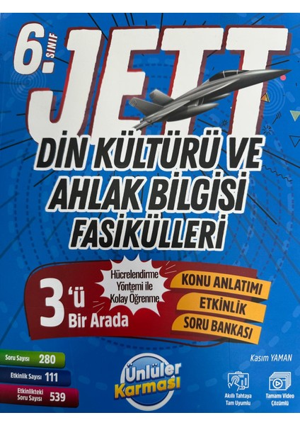 6.sınıf Jett Din Kültürü ve Ahlak Bilgisi Fasikülleri