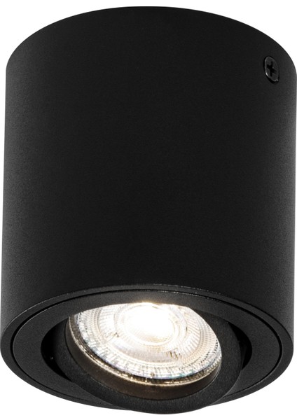 LED 2700K GU10 Duy IP20 Sarı Işık Sıva Üstü Silindir Spot