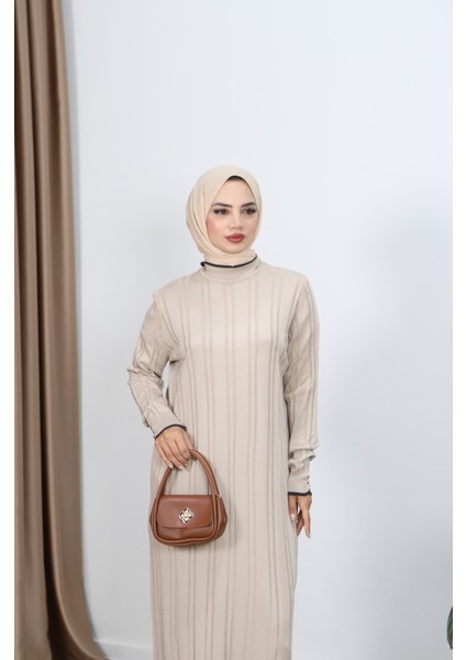 Saç Örgülü Merserize Elbise modelleri