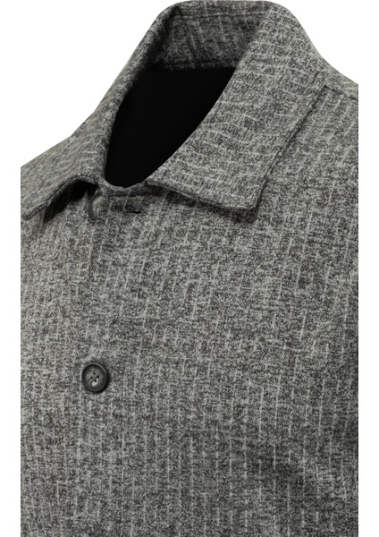 Erkek Kışlık Kumaş Hırka Çizgili Desenli Klasik Kalıp - 5234G modelleri