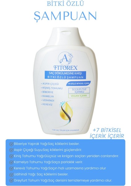 Saç Dökülmesine Karşı Doğal ve Bitkisel Çözüm: Paraben, Sls, Sles, Tuz Içermeyen, Parfümsüz Vegan Şampuan fiyatları