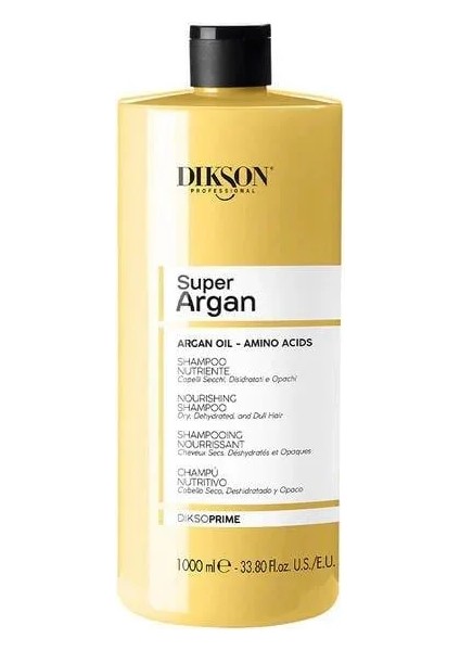 Dikso Prime Super Argan Besleyici Şampuan 1000 ml
