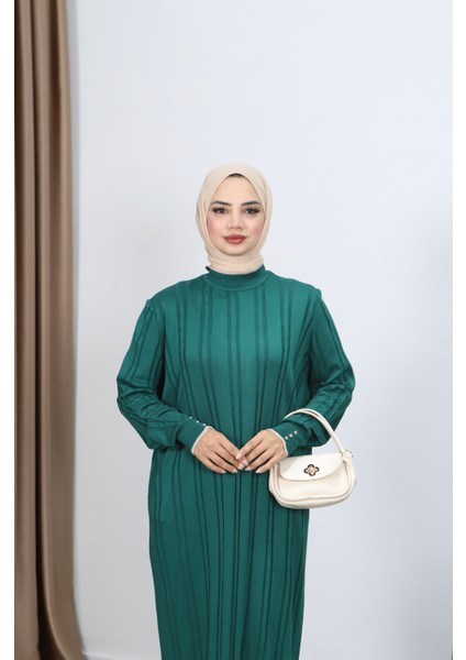 Saç Örgülü Merserize Elbise modelleri