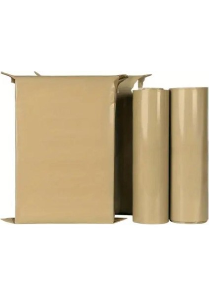 Kargo Poşeti, E Ticaret Poşeti, Paketleme Poşeti, Cepsiz Kargo Poşeti, Bej 17X30 (100 Adet)