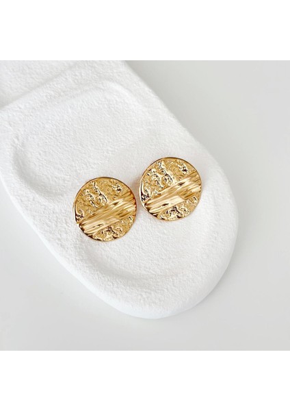 Argent Gold Çelik Küpe