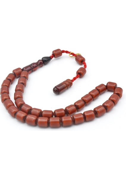 Hakkı Usta Imzalı Kapsül Kesim Bilek Boy Sıkma Kehribar Tesbih 114 fiyatları