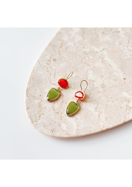 Gorrion Doğal Taş Küpe