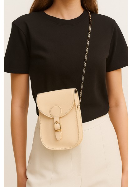 Kadın Zincir Askılı Cüzdan Çanta