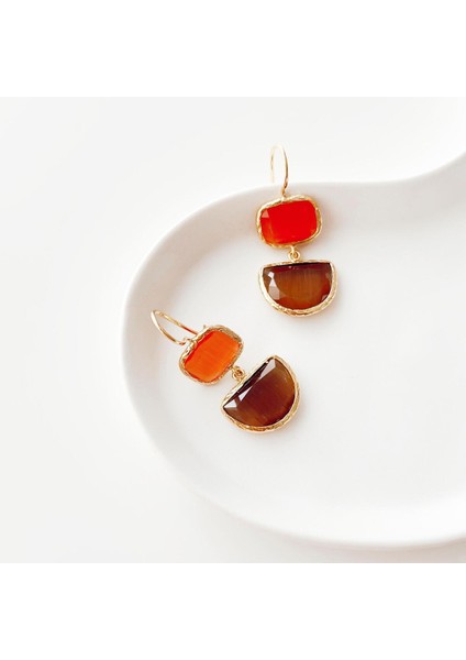 Mith Doğal Taş Küpe