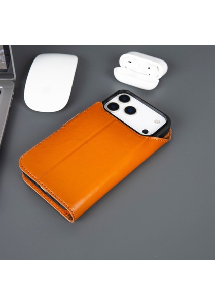 Casper iPhone 17 Pro Hakiki Deri Manyetik Cüzdan Kılıfı – Toronata fırsatları