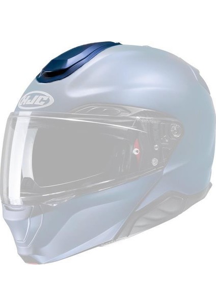RPHA91 Kask Tepe Havalandırma Semı Flat Metalik Mavi