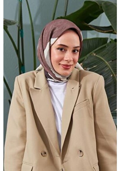 Ipekhan Etnik Desen Serisi Kahverengi Pamuk Viskon Eşarp 1127-05 fiyatları