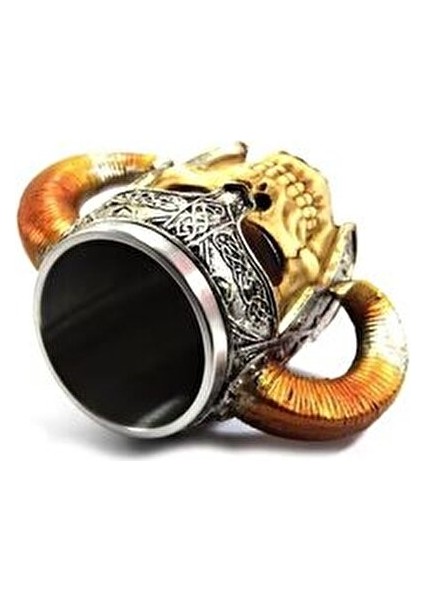 Vikings Kral Kuru Kafa Tasarım Çelik Kupa Bardak 1 Adet Eşsiz Tasarım fiyatları