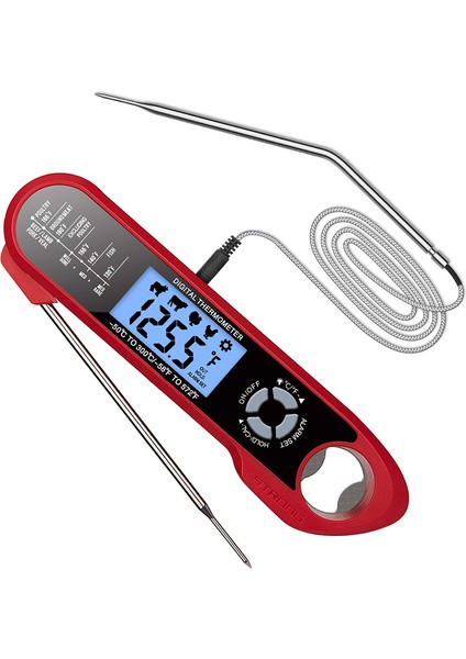 Dijital Et Termometresi -Kırmızı (Yurt Dışından)