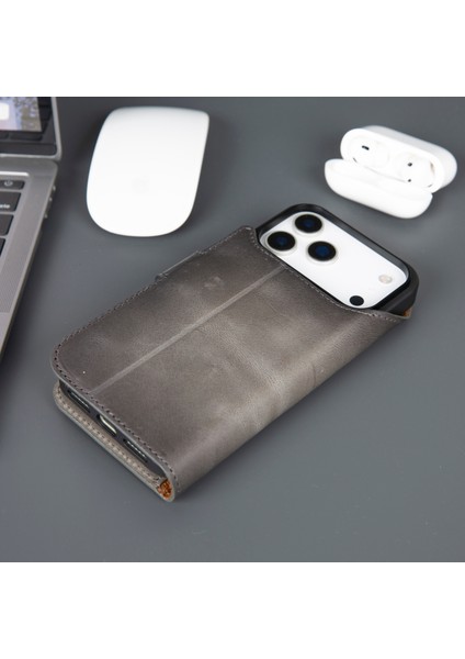 Casper iPhone 17 Pro Hakiki Deri Manyetik Cüzdan Kılıfı – Toronata fiyatları