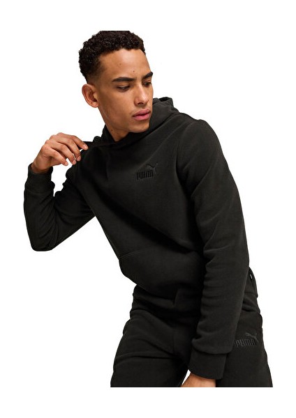 Ess Elevated Hoodie Erkek Günlük Sweatshirts 68189201 Siyah