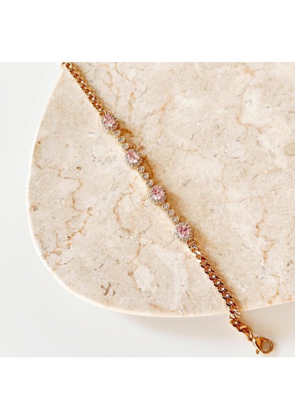 Heybeli Xuping Çelik Bileklik