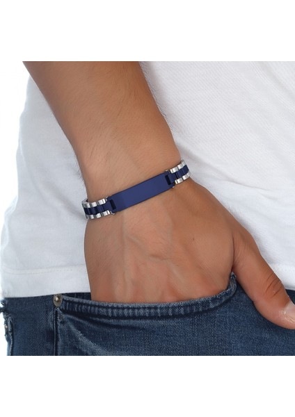Parlement Mavi İsim Yazılabilir Ful Çelik Bileklik 31831G2D3M modelleri