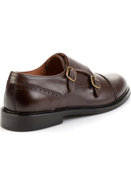 Kahve Hakiki Deri Erkek Klasik Ayakkabı E01580785403 modelleri