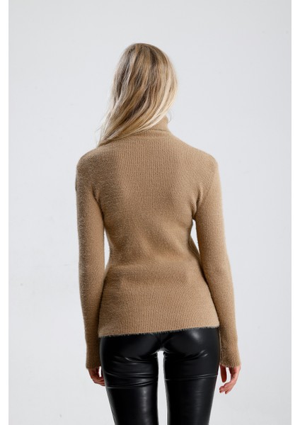 Balıkçı Yaka Sakallı Triko Kazak