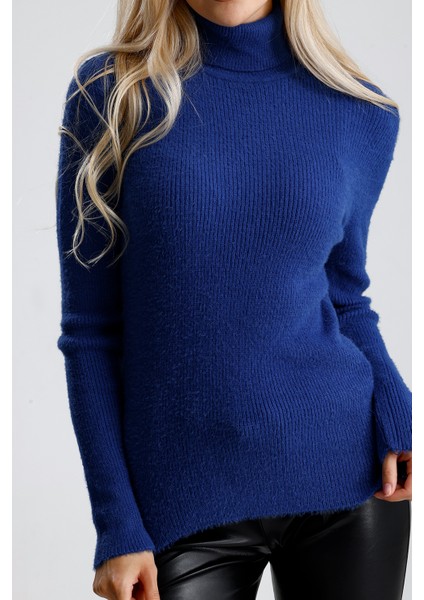 Balıkçı Yaka Sakallı Triko Kazak