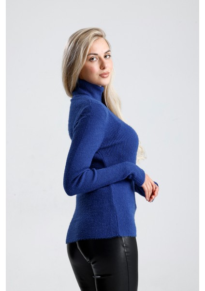 Balıkçı Yaka Sakallı Triko Kazak