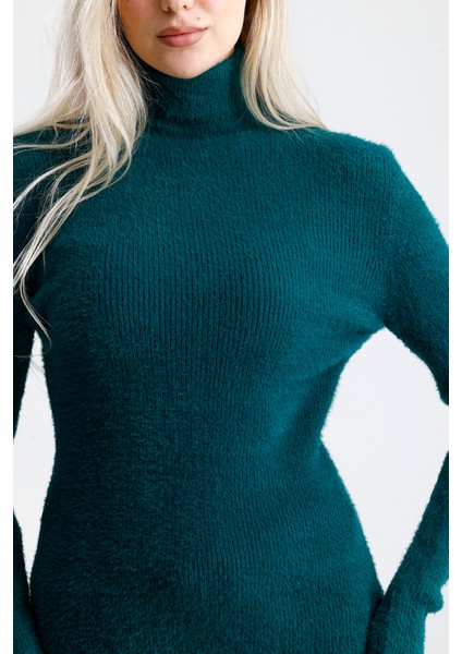 Balıkçı Yaka Sakallı Triko Kazak